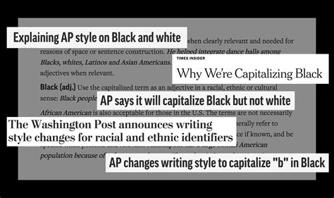 should black and white be capitalized