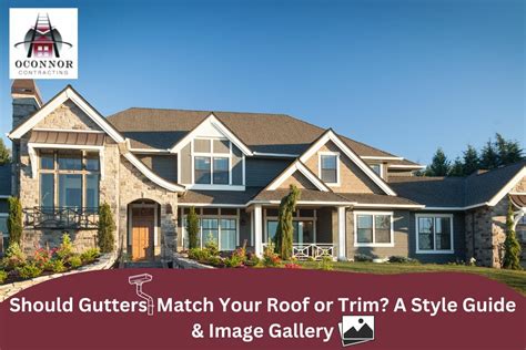 Should Gutters Match Trim