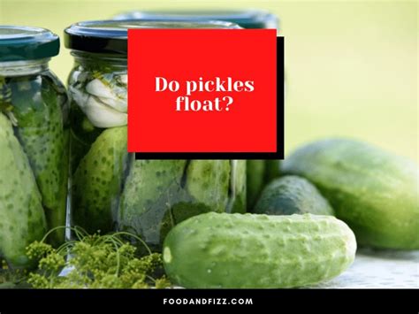 Should Pickles Float