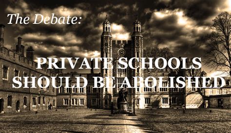 should we abolish private schools