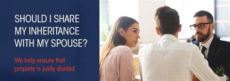 should you share inheritance with spouse