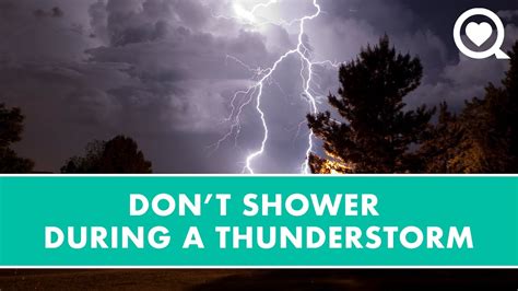 Should You Take A Bath When It S Thundering And Lightning
