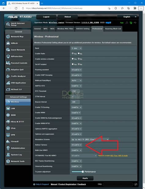 Airtime Fairness on Asus router and Sonos TC Acoustic Malaysia