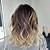 shoulder length haircuts ombre