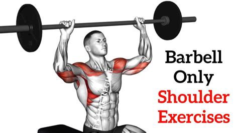 Shoulder Exercise With Barbell In Corner