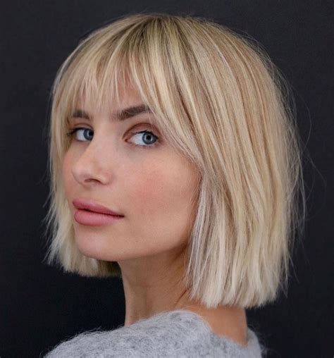 This Shoulder Length Short Hair With Bangs For Bridesmaids