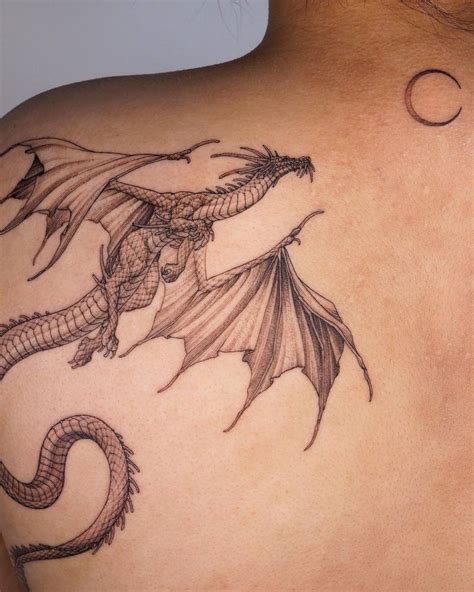 Shoulder Tattoos Dragon