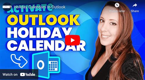 Show Holidays On Outlook Calendar