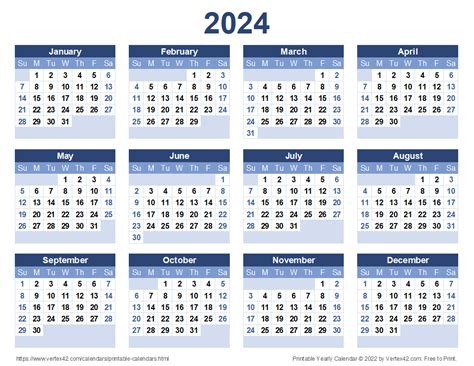 Show Me A 2024 Calendar