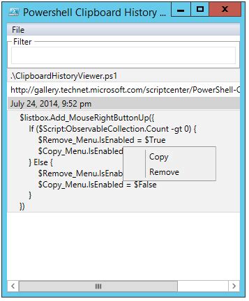Show Clipboard Windows 7