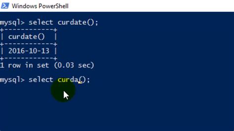 show current date and time in mysql