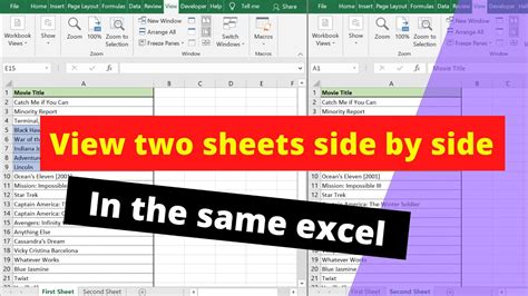 Show Differences Between Two Sheets Excel