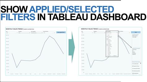 Show Filter In Title Tableau