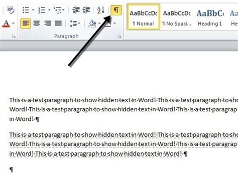 Show Hidden Table In Word