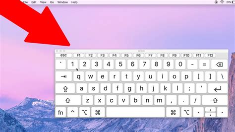 show keyboard on screen mac