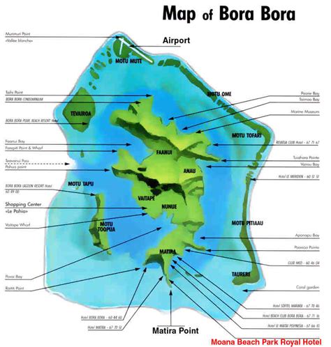 show me a map of bora bora