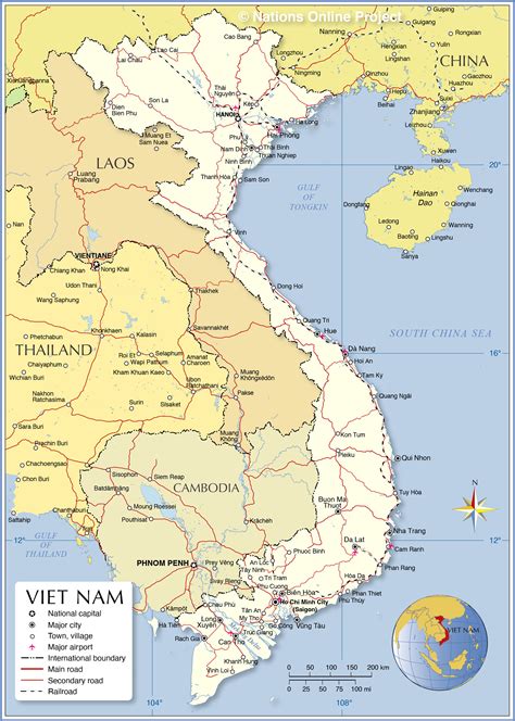 show me a map of vietnam