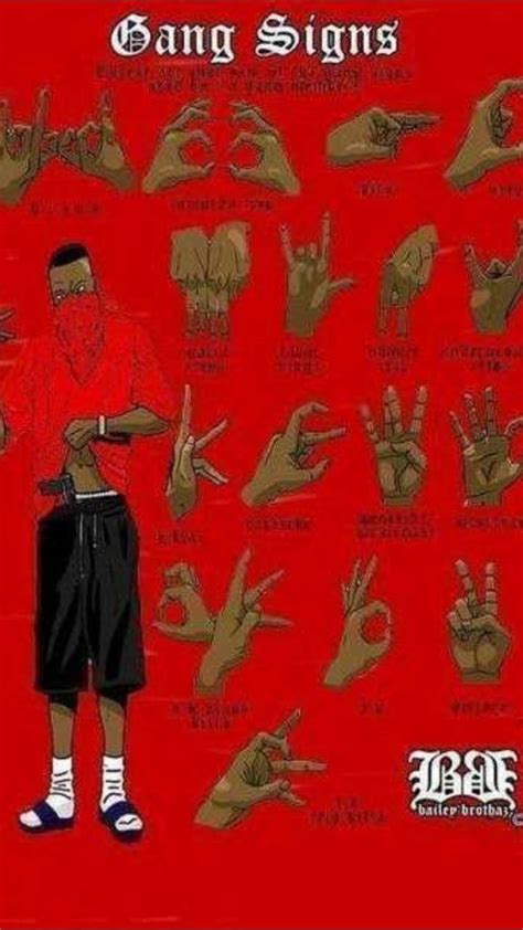 show me gang signs