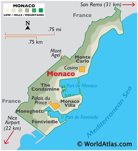 show me monaco on a map