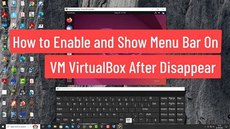 Show Menu Bar In Vm Virtualbox