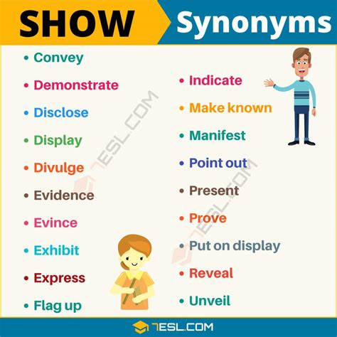 show synonym academic writing