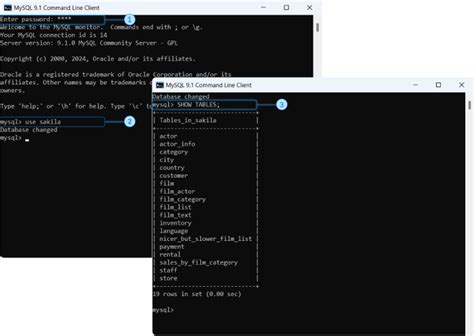 Show Tables In Database Mysql Linux