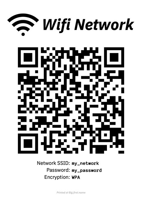 show wifi password qr code