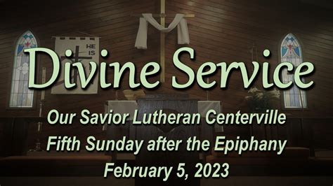 show your broad complement of divine service