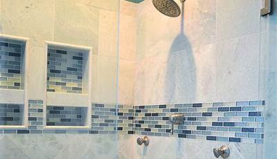 Shower Accent Tile Blue