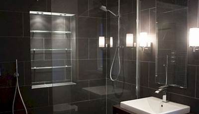 Shower Design Black And White
