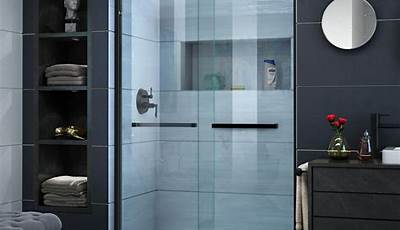 Shower Door With Black Trim