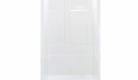 Olympia 105960-000-001-10 Shower Stall Kit, 36 in L x 36 in W x 78 in H