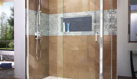 Brushed nickel Showers & Shower Doors at Lowes.com