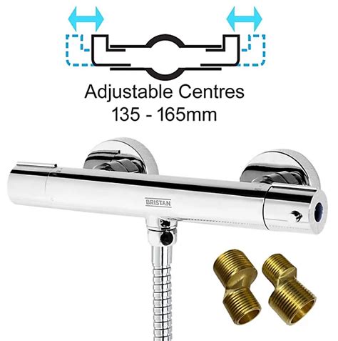 Shower Bar Pipe Centres