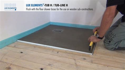 Shower Base Level With Floor