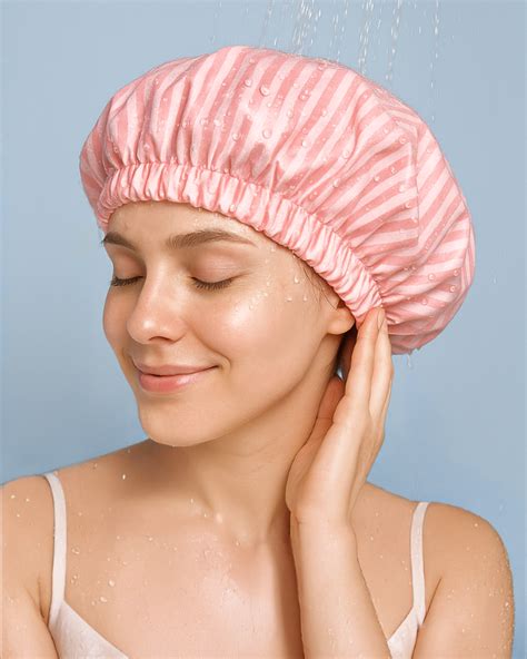 Shower Cap With Silk Lining