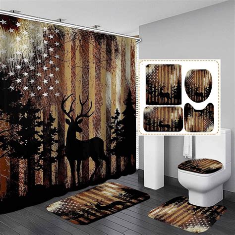 Shower Curtain Deer