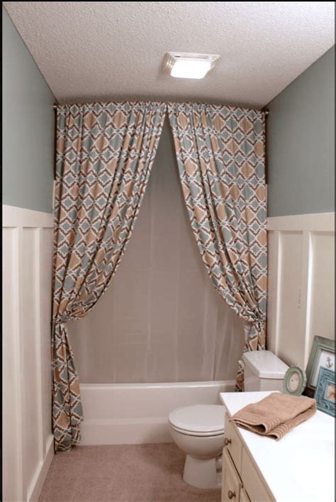 53 Affordable Shower Curtains Ideas for Small Apartments ROUNDECOR