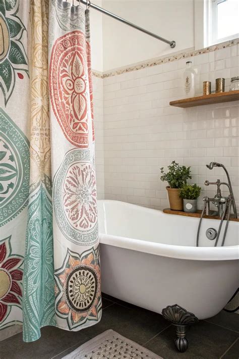 Shower Curtain Setup