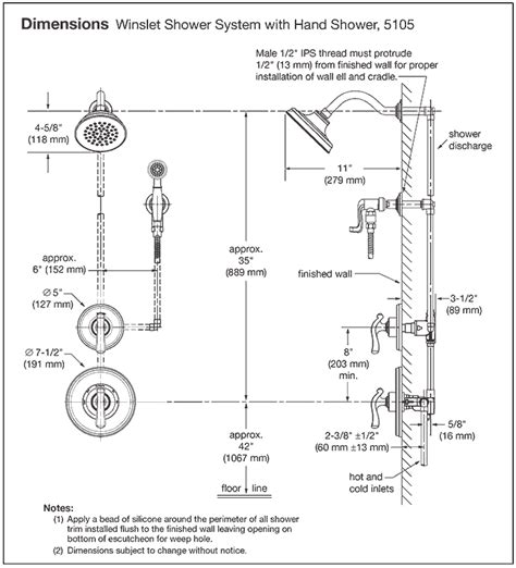 Shower Diverter Height