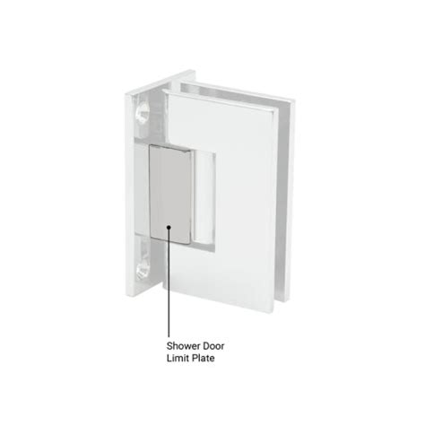 Shower Door Hinge Limiter Plates
