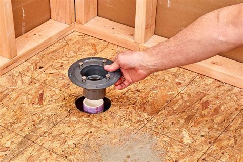 Shower Flange Installation