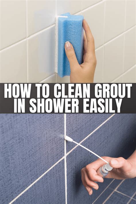 Shower Grout Cleaner Hack