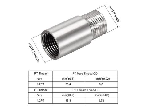 Shower Head Arm Thread Size