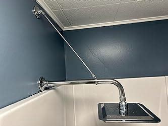 Shower Head Support Bracket Chrome Finish