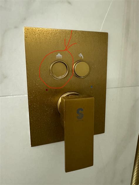 Shower Safety Button Stuck