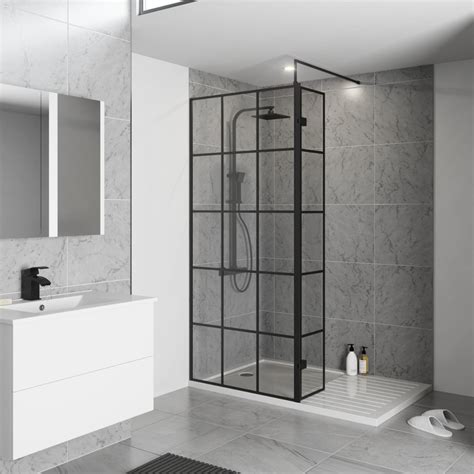 Shower Screens Black Frame