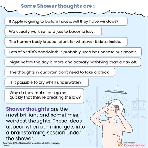 Shower Thoughts Synonyms