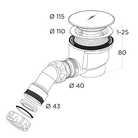 Shower Tray Waste Dimensions