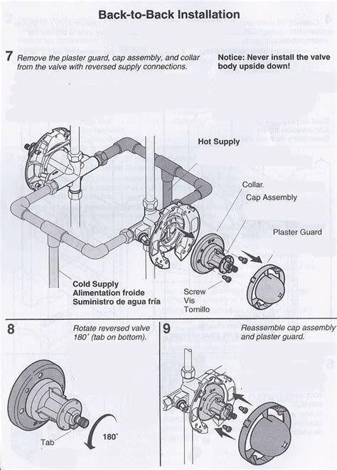 Shower Valve Back To Back Installation